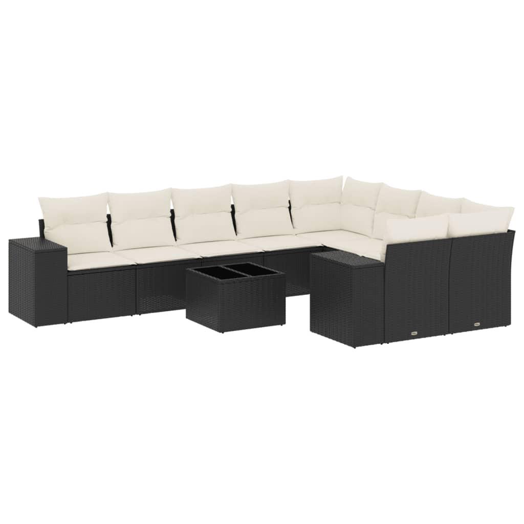 VidaXL set divano da giardino Polirattan  