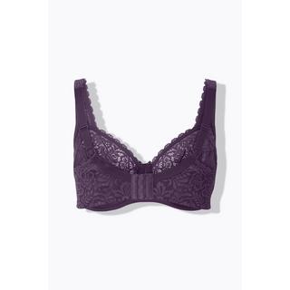 Ulla Popken Reggiseno con ferretto pizzo floreale pizzo intero coppa C-E  
