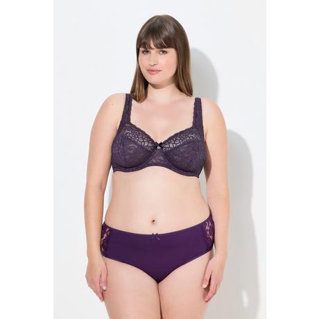 Ulla Popken Reggiseno con ferretto pizzo floreale pizzo intero coppa C-E  