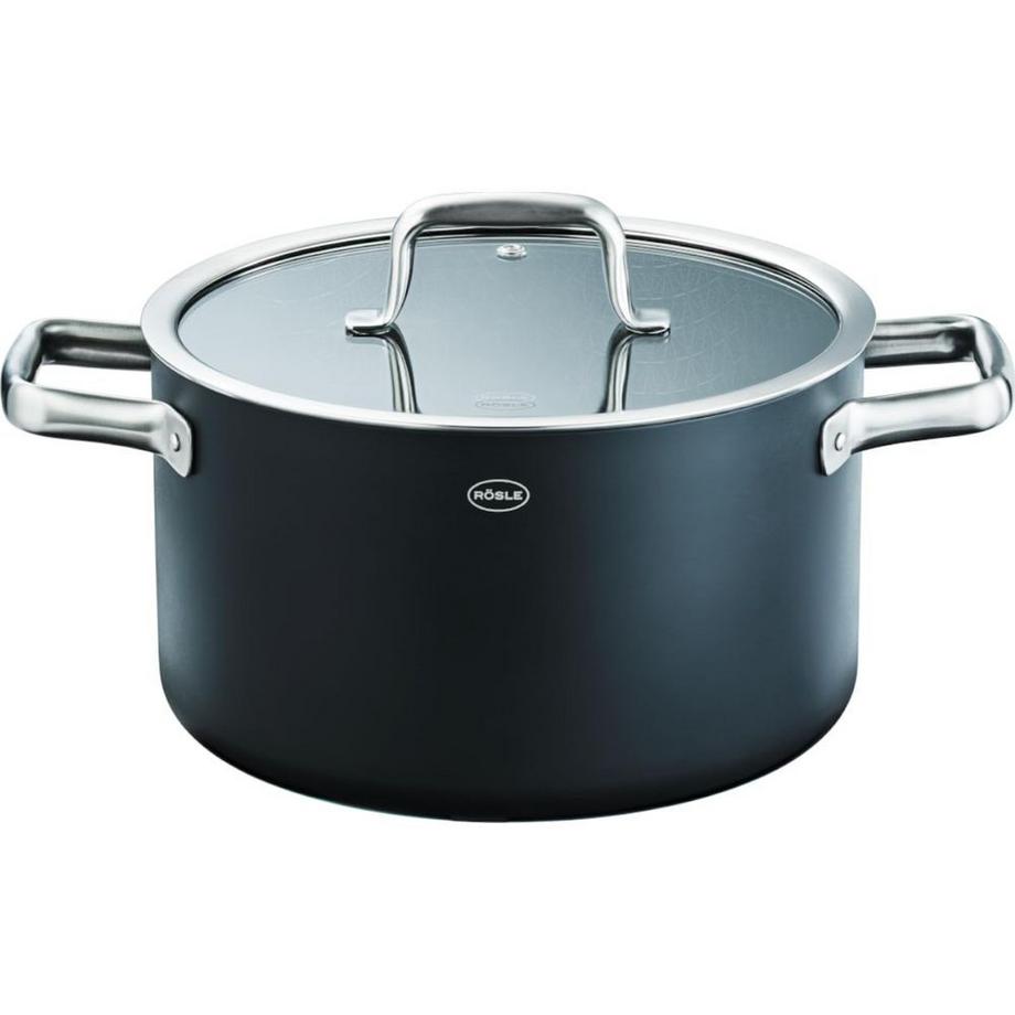 ROESLE Kochtopf Ebonic ProNero mit Deckel  