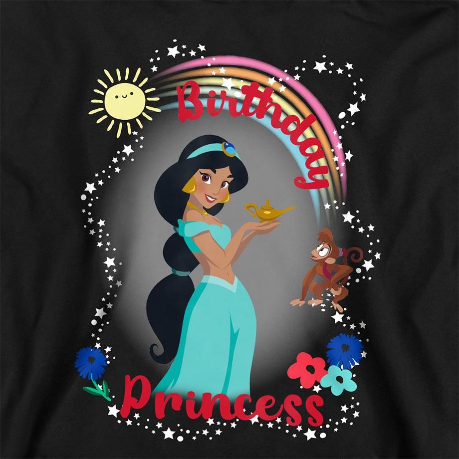 Aladdin  Birthday Princess Felpa Con Cappuccio Jasmine Abu Erica 