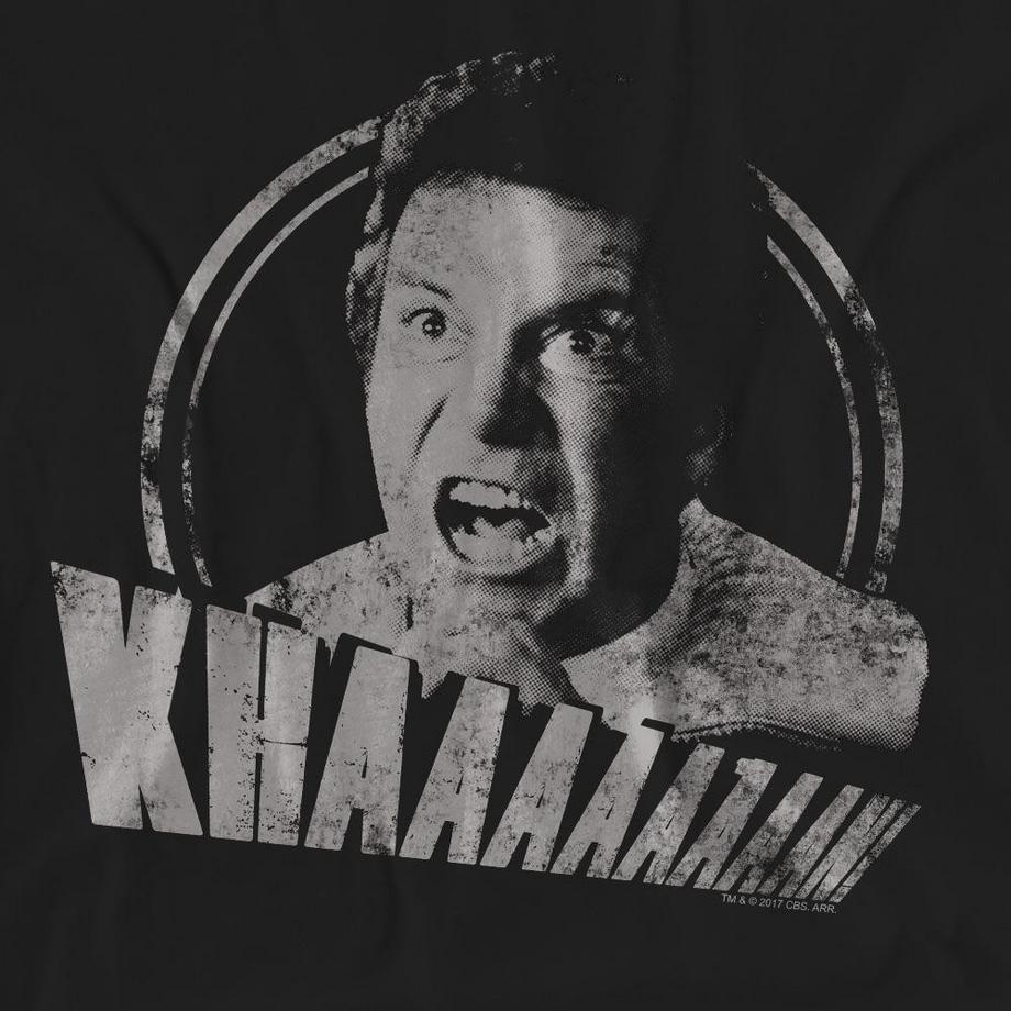 Star Trek Kirk Yelling Khaaan Print T-Shirt  