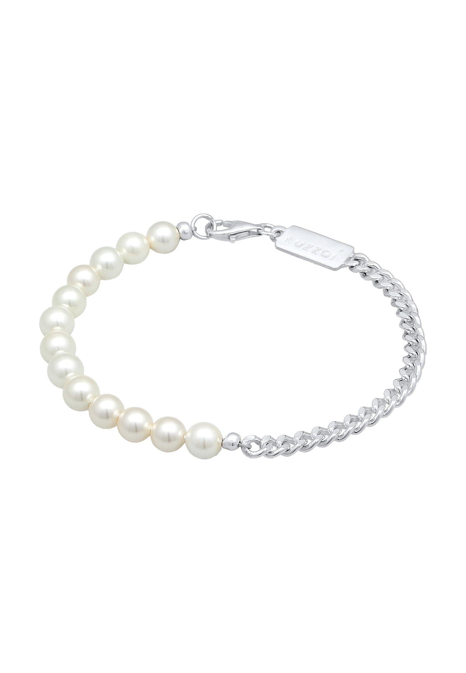 Kuzzoi  Bracelet Hommes Tendance Massif Avec Perles De Coquillage 