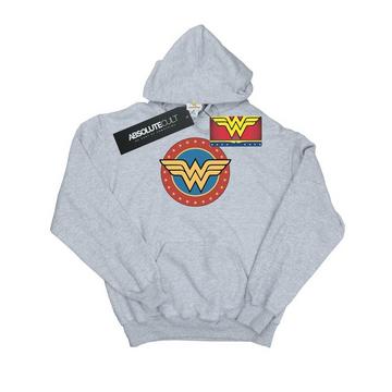 Wonder Woman Circle Logo Kapuzenpullover
