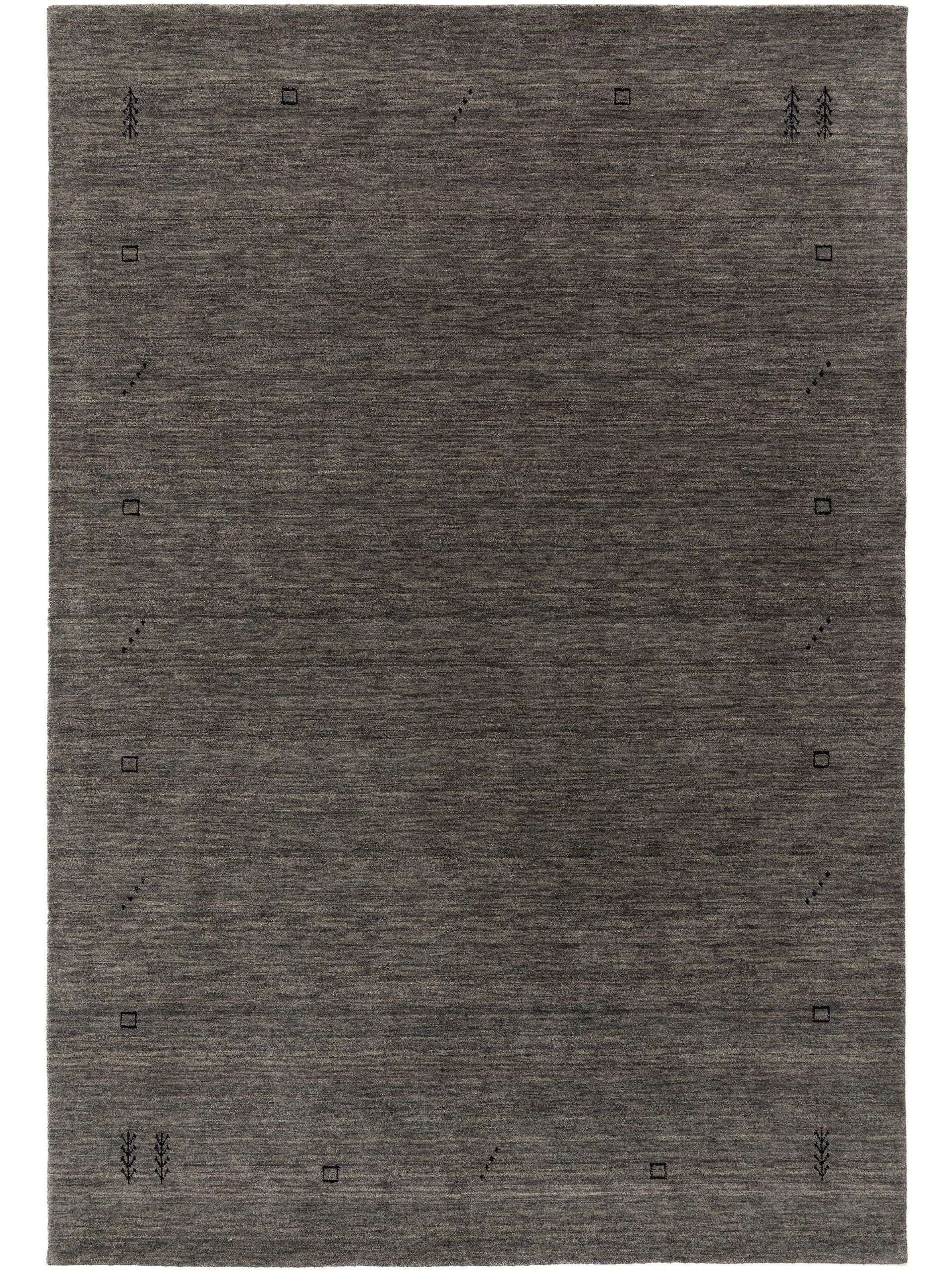 Benuta Tapis de laine Jamal Gris  