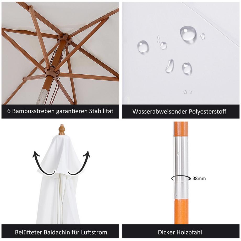 Outsunny Sonnenschirm  