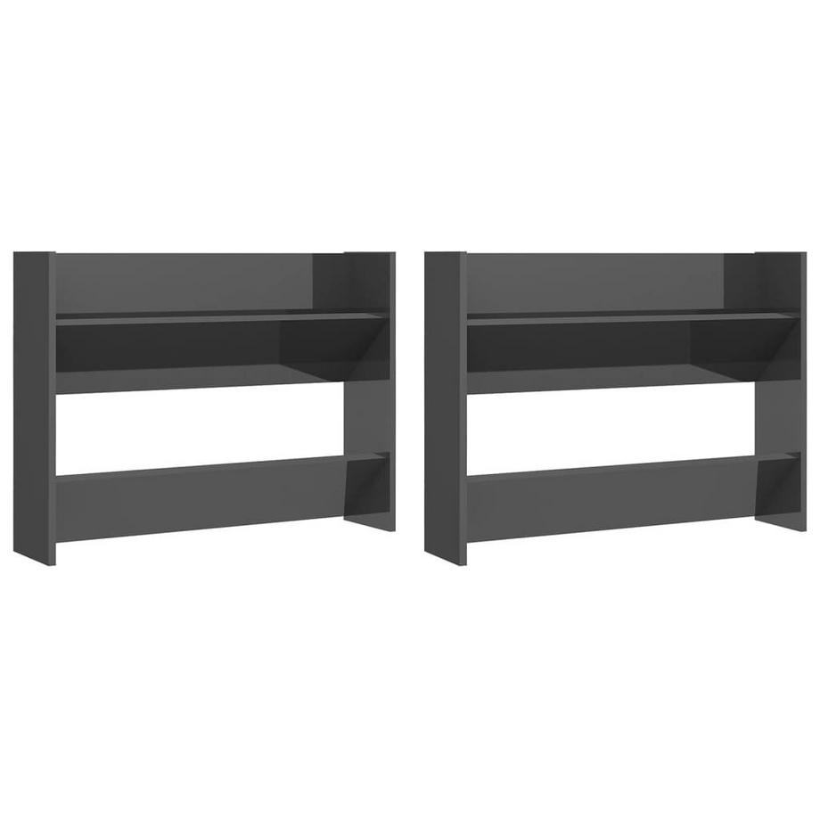 VidaXL Wand-schuhschrank holzwerkstoff  