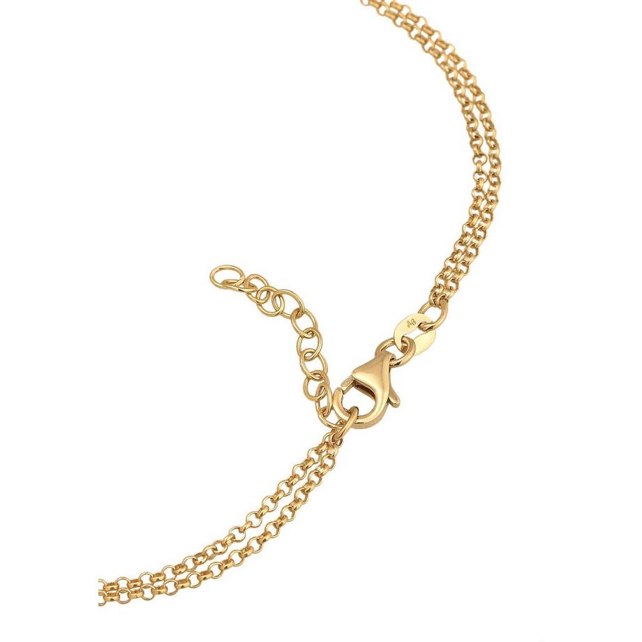 Elli  Fußschmuck Herz Liebe Unendlichkeit Infinity 925 Silber 