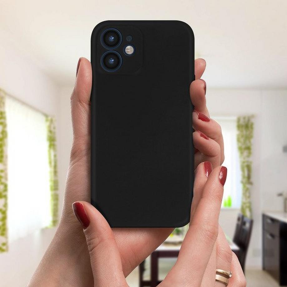 Avizar  Coque iPhone 12 Mini Intégrale Noir 