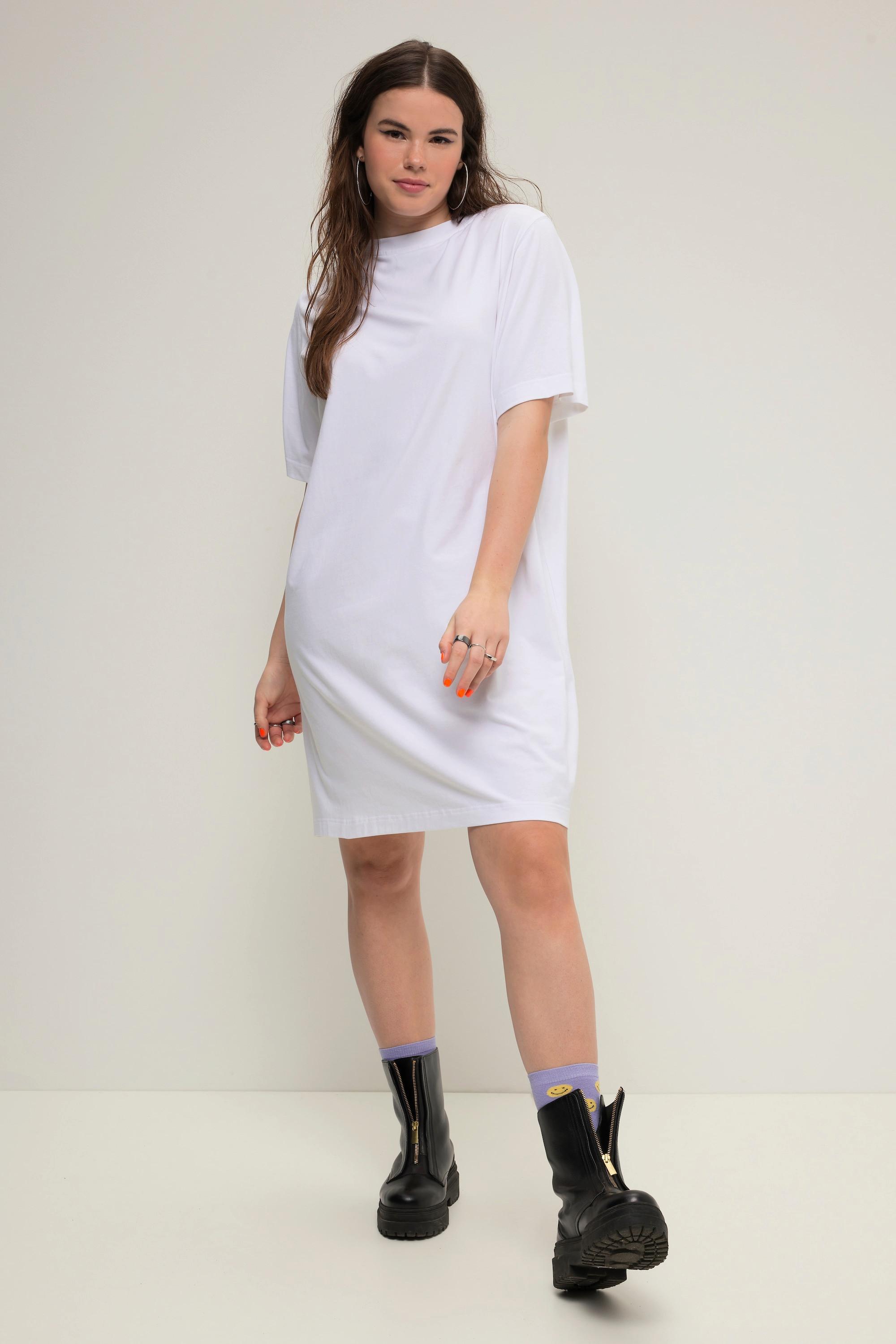 Studio Untold  T-shirt oversized ultra-long à col rond et manches courtes 