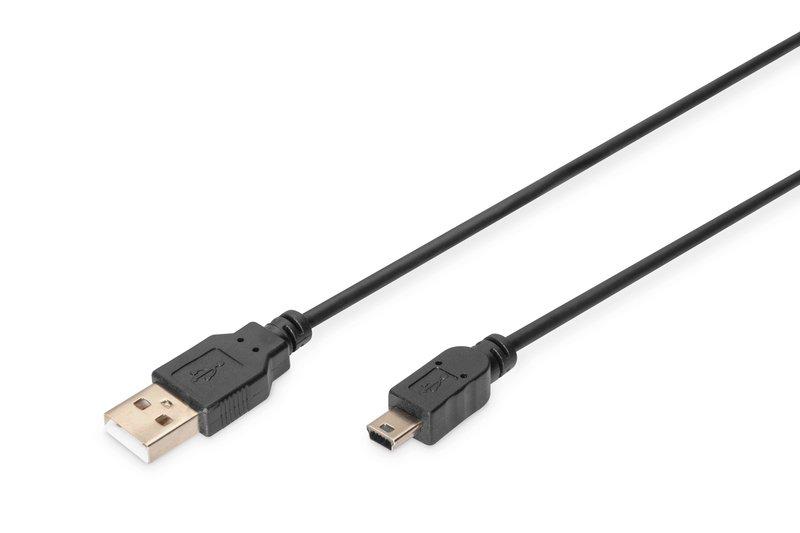 Digitus  Câble de raccorde. mini USB 2.0 