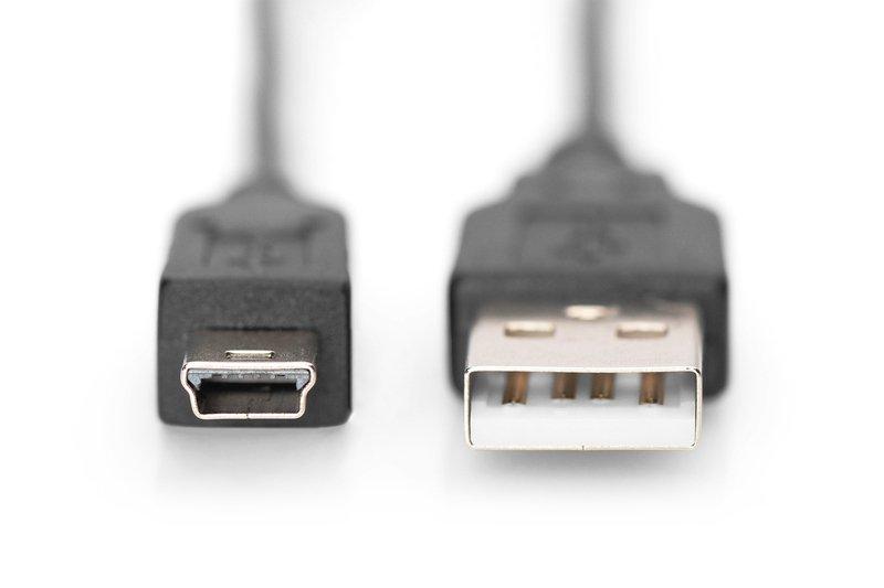 Digitus  Câble de raccorde. mini USB 2.0 