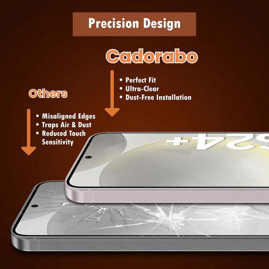 Cadorabo  Samsung Galaxy S24 PLUS Schutzfolie Schutzglas 