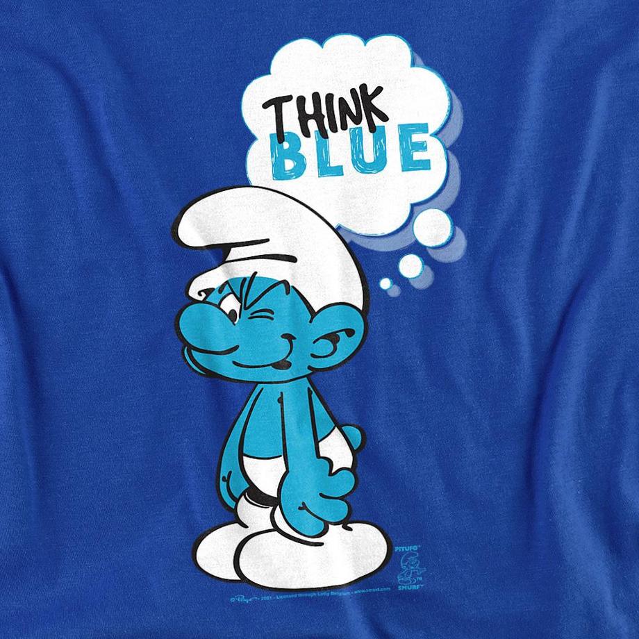 Puffi  Think Blue Maglietta 