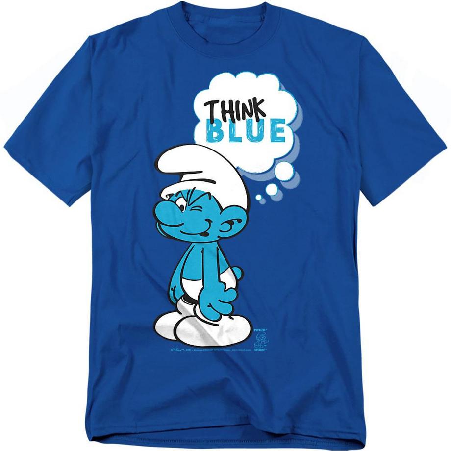 T-ShirtThink Blue