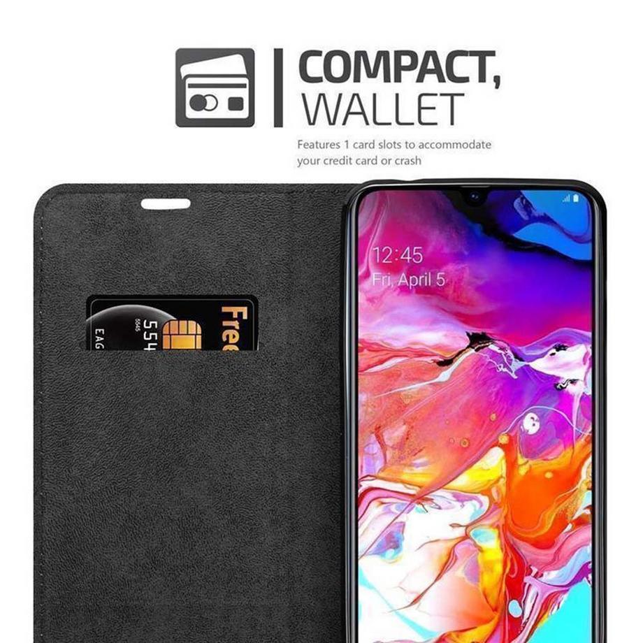 Cadorabo  Hülle für Samsung Galaxy A70  A70s Magnetverschluss, Kartenfach 
