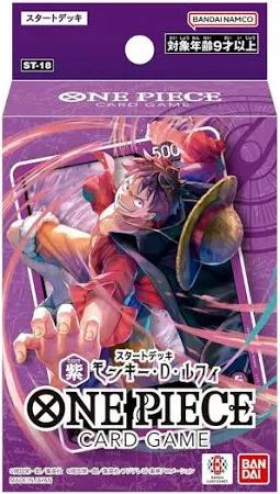 Bandai  Starter Deck Purple Monkey.D.Luffy - ST-18 - One Piece Card Game - JPN 