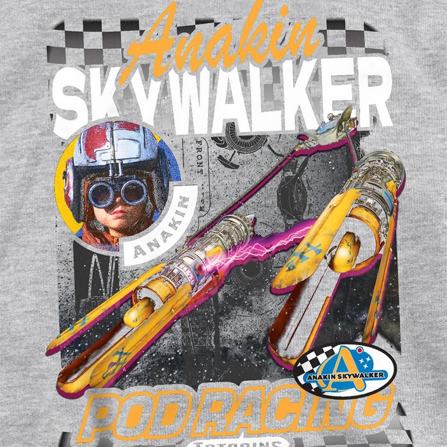 STAR WARS  Tatooine Pod Racing Felpa Con Cappuccio Anakin Skywalker 
