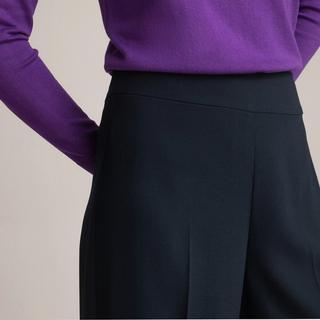 La Redoute Collections  Weite Crêpe-Hose mit Satinseite 