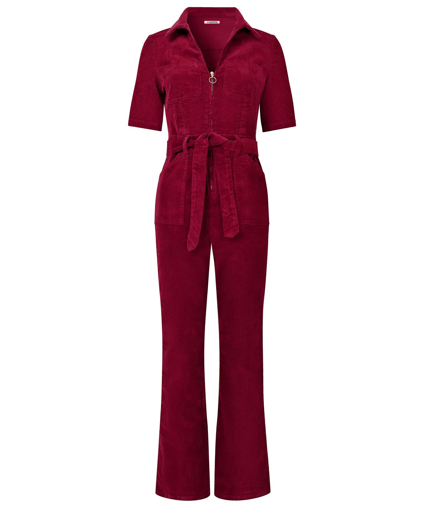 Joe Browns Cord-Jumpsuit Reissverschluss Gürtel Bootcut  