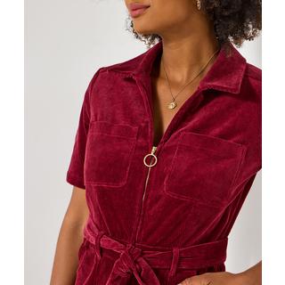 Joe Browns Cord-Jumpsuit Reissverschluss Gürtel Bootcut  