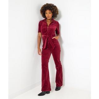 Joe Browns Cord-Jumpsuit Reissverschluss Gürtel Bootcut  