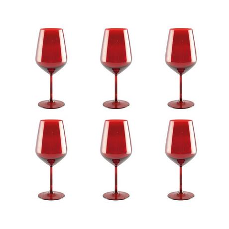 Aulica  VERRES A VIN ROUGE - LOT DE 6 