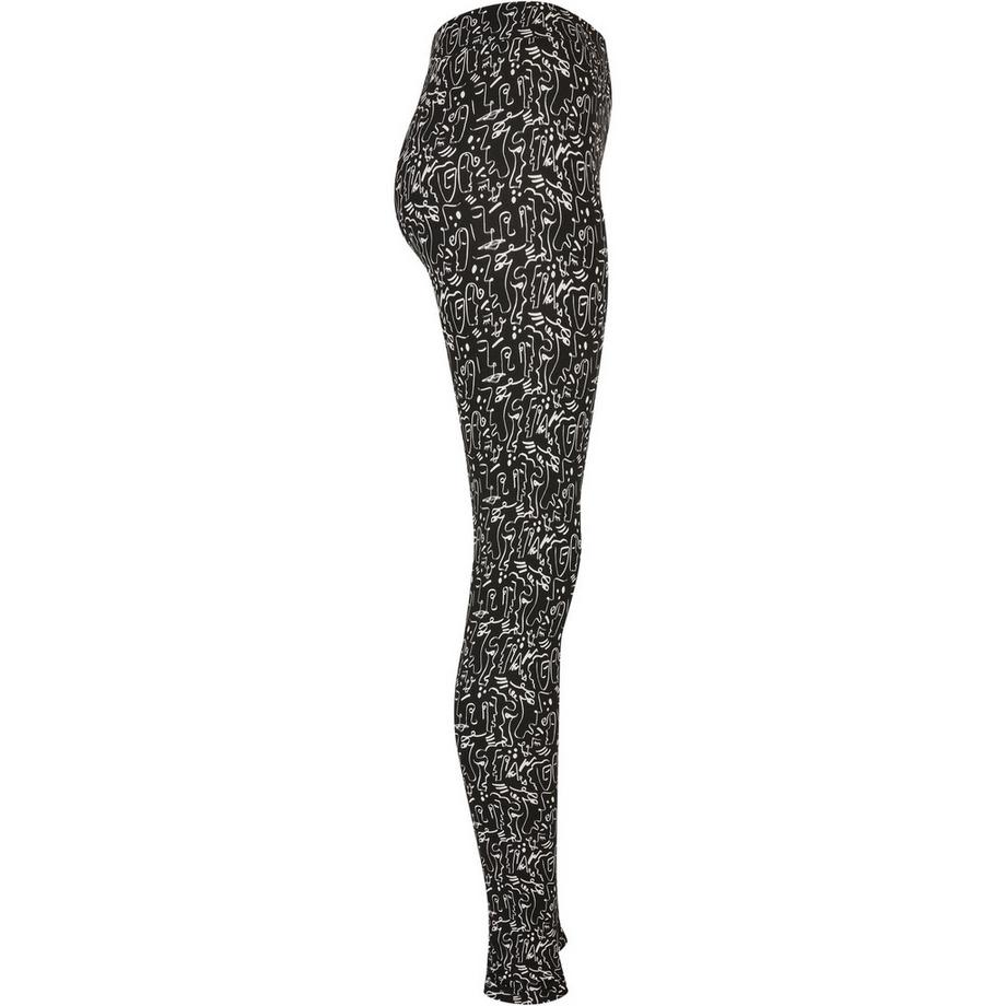 URBAN CLASSICS Damen Soft AOP Leggings  