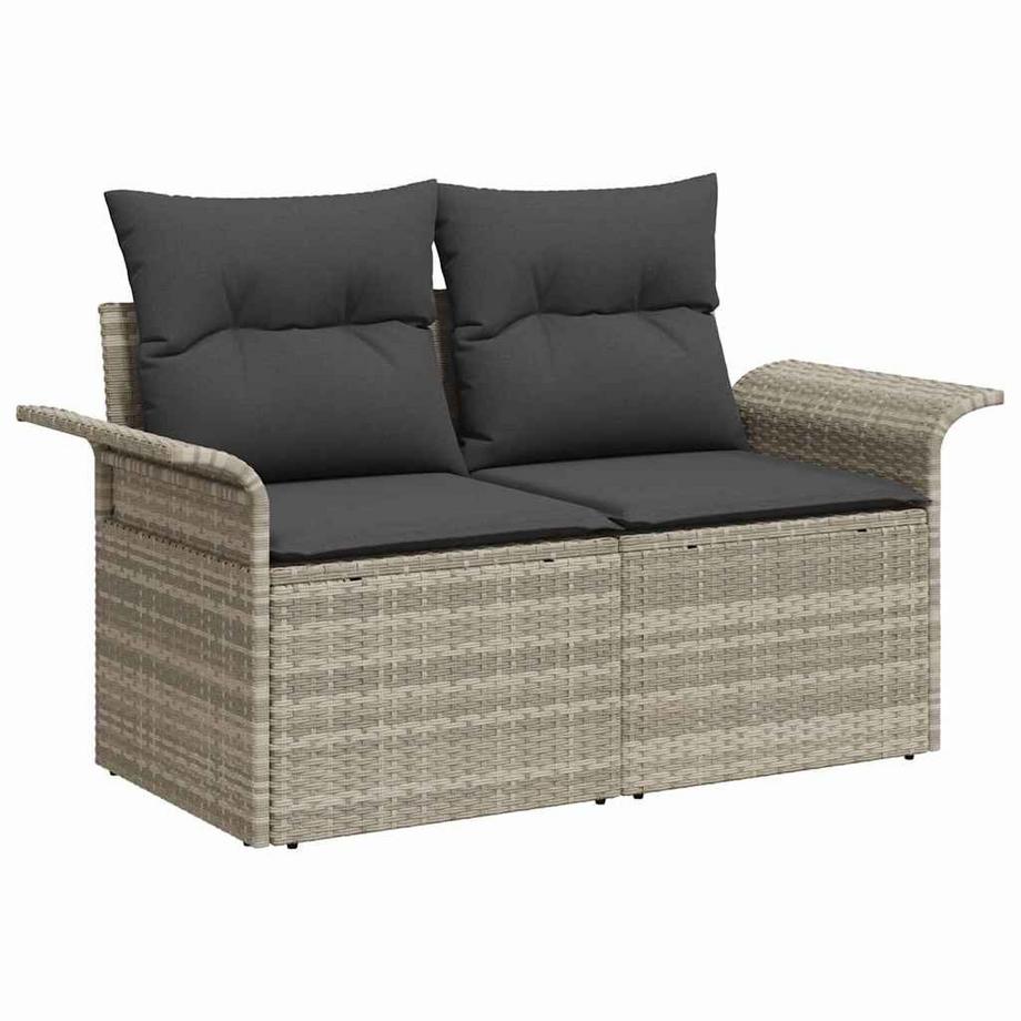 VidaXL Mobilier de jardin poly rattan  