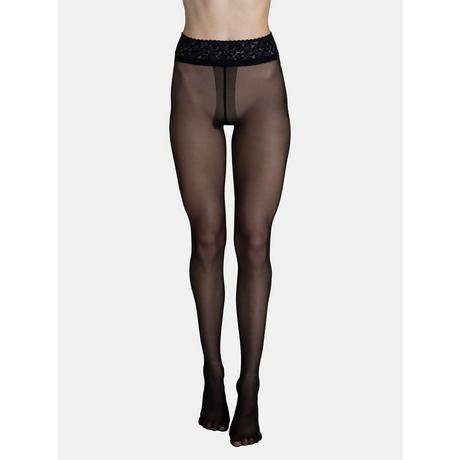 Lisca  Strumpfhose 30 DEN transparenter Ziergürtel Selection 