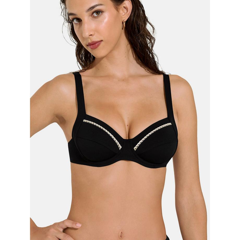 Verstellbare Träger-Badeanzug-Top mit Armatur Union Island