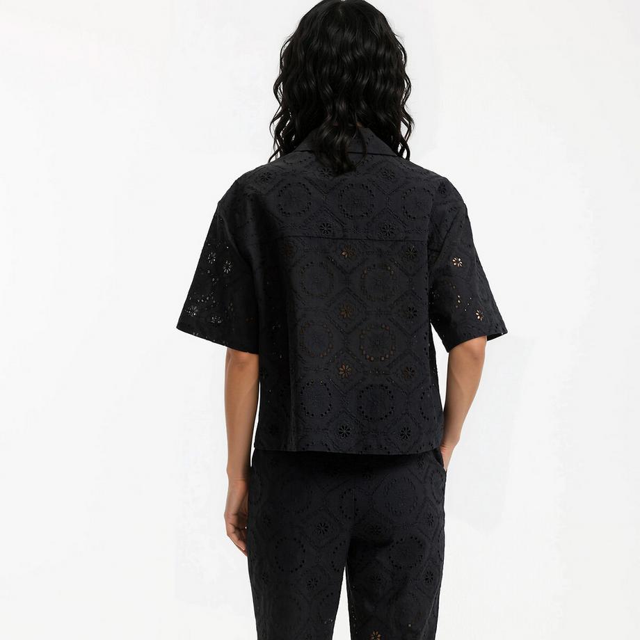La Redoute Collections Camicetta Maniche Corte Ricamo Sangallo  