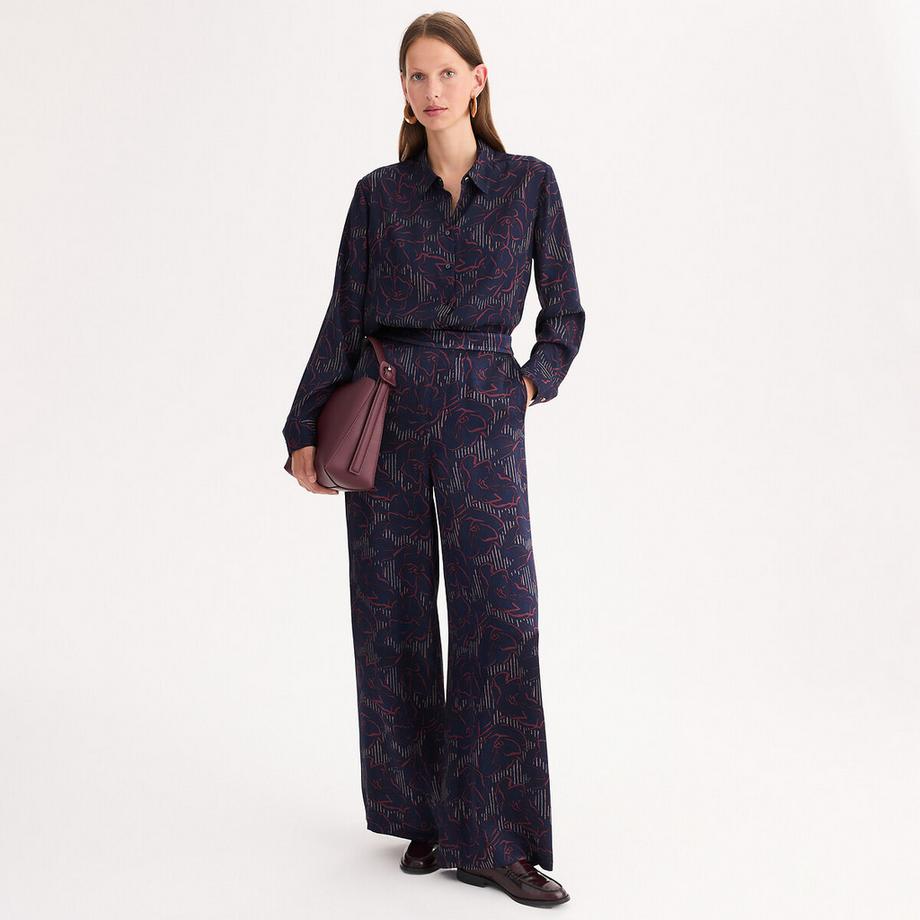 La Redoute Collections Camicetta Maniche Lunghe Fantasia Grafica  