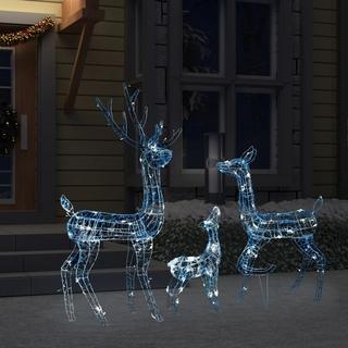 VidaXL decorazione natalizia famiglia di renne  