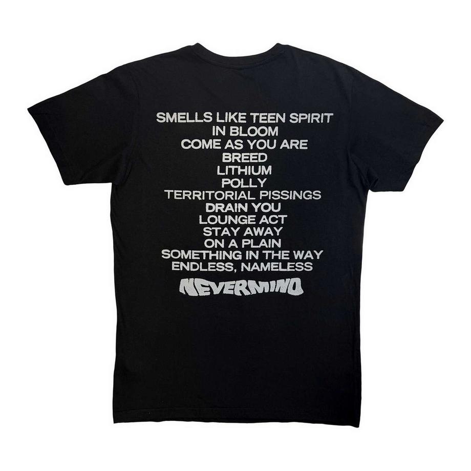 Nirvana T-Shirt Nevermind Tracklist  