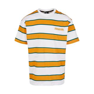 URBAN CLASSICS  t-shirt starter logo striped 