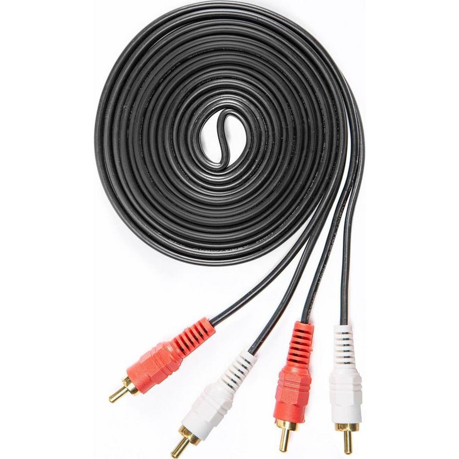 Skytronic  Skytronic CX402-3 cavo audio 2,5 m 2 x RCA Nero 