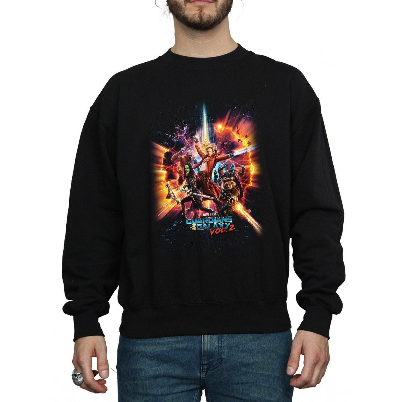 MARVEL  Guardians Of The Galaxy Vol. 2 Team Poster Sweatshirt 