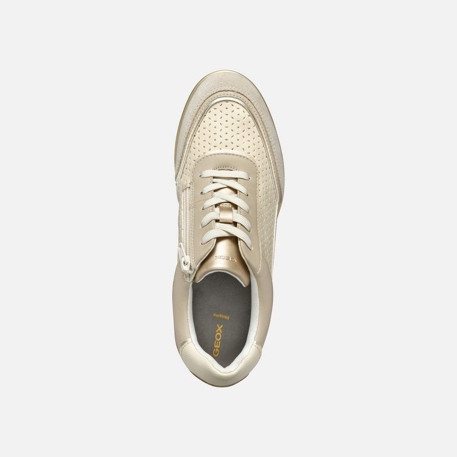 GEOX Sneakers con zeppa e lacci  
