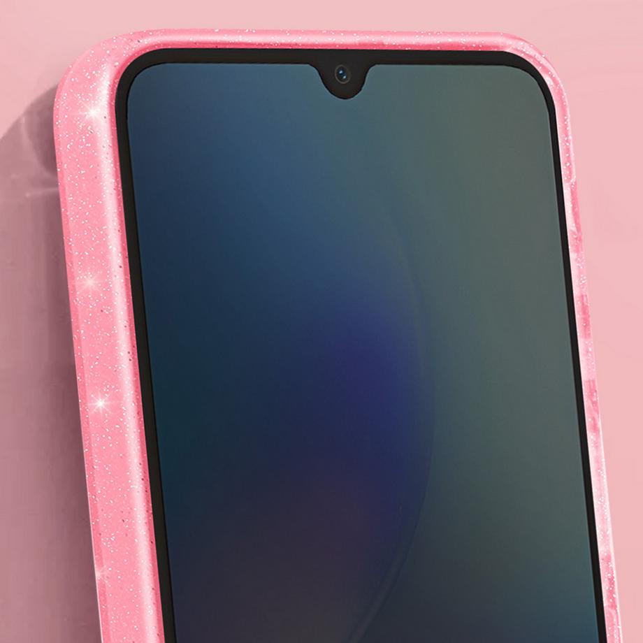 Avizar  Cover glittera Samsung Galaxy A05s rosa 