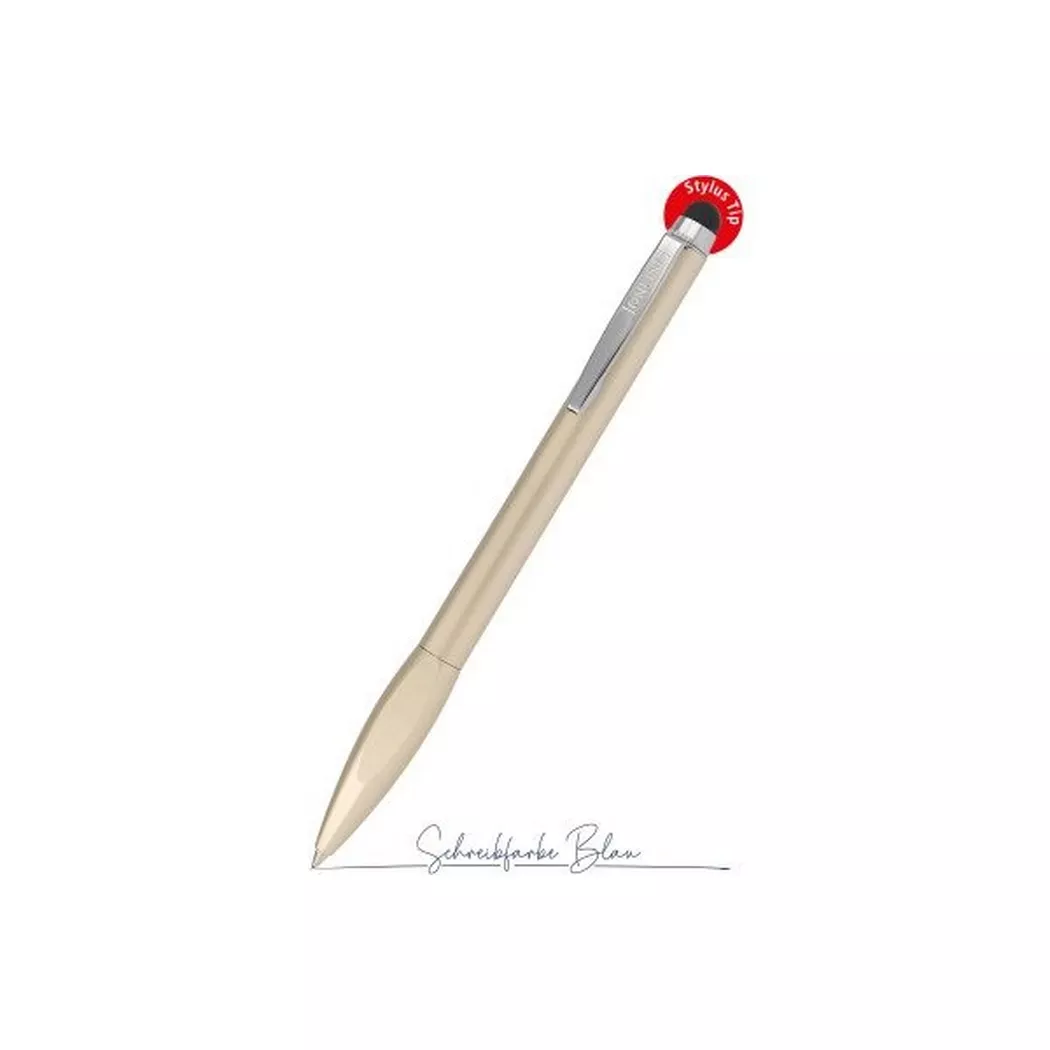 Online -  Kugelschreiber Best Ager, Stylus-Tip, Light Beige