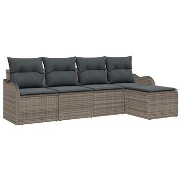 Garten-sofa poly-rattan