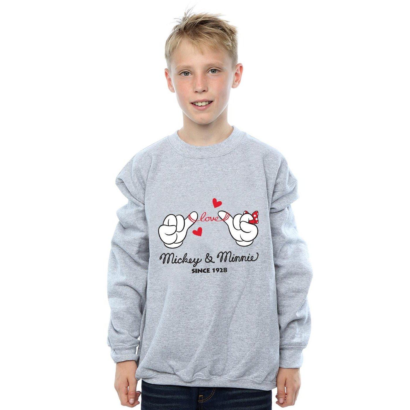 Disney  Mickey Mouse Love Hands Sweatshirt 