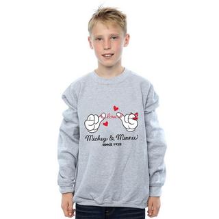 Disney  Mickey Mouse Love Hands Sweatshirt 