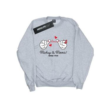 Mickey Mouse Love Hands Sweatshirt