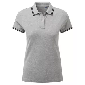 Poloshirt Mit kontrastfarbenen Streifen
