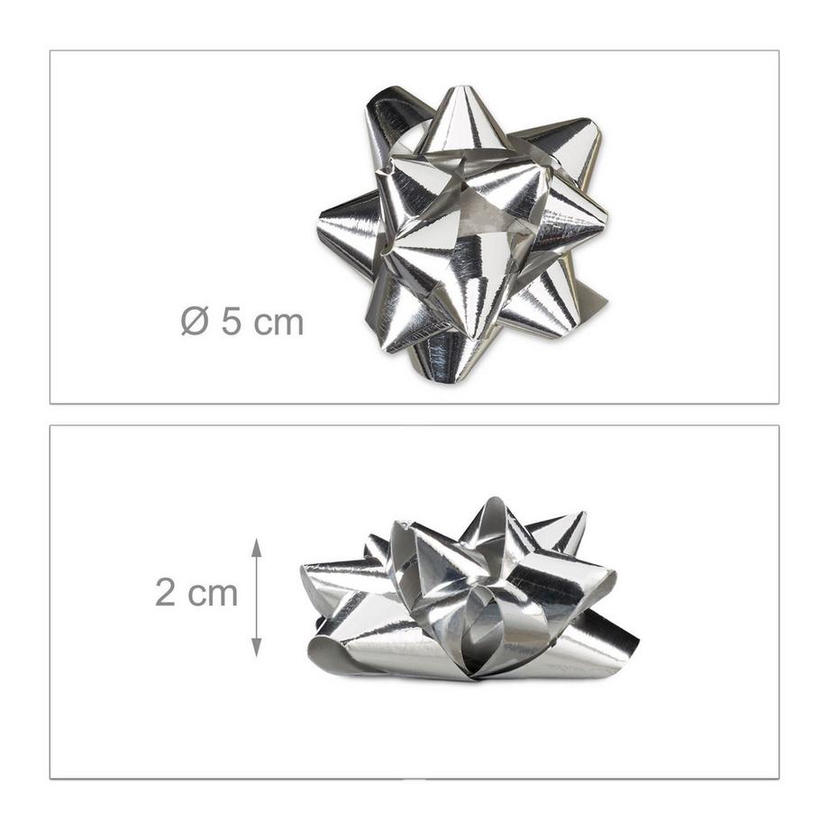 B2X  Piccoli fiocchi regalo - 100 pezzi 