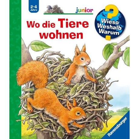 Gebundene Ausgabe Anne Möller Wo die Tiere wohnen / Wieso? Weshalb? Warum? Junior Bd. 46 
