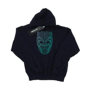 MARVEL Felpa con cappuccio Black Panther Maschera  