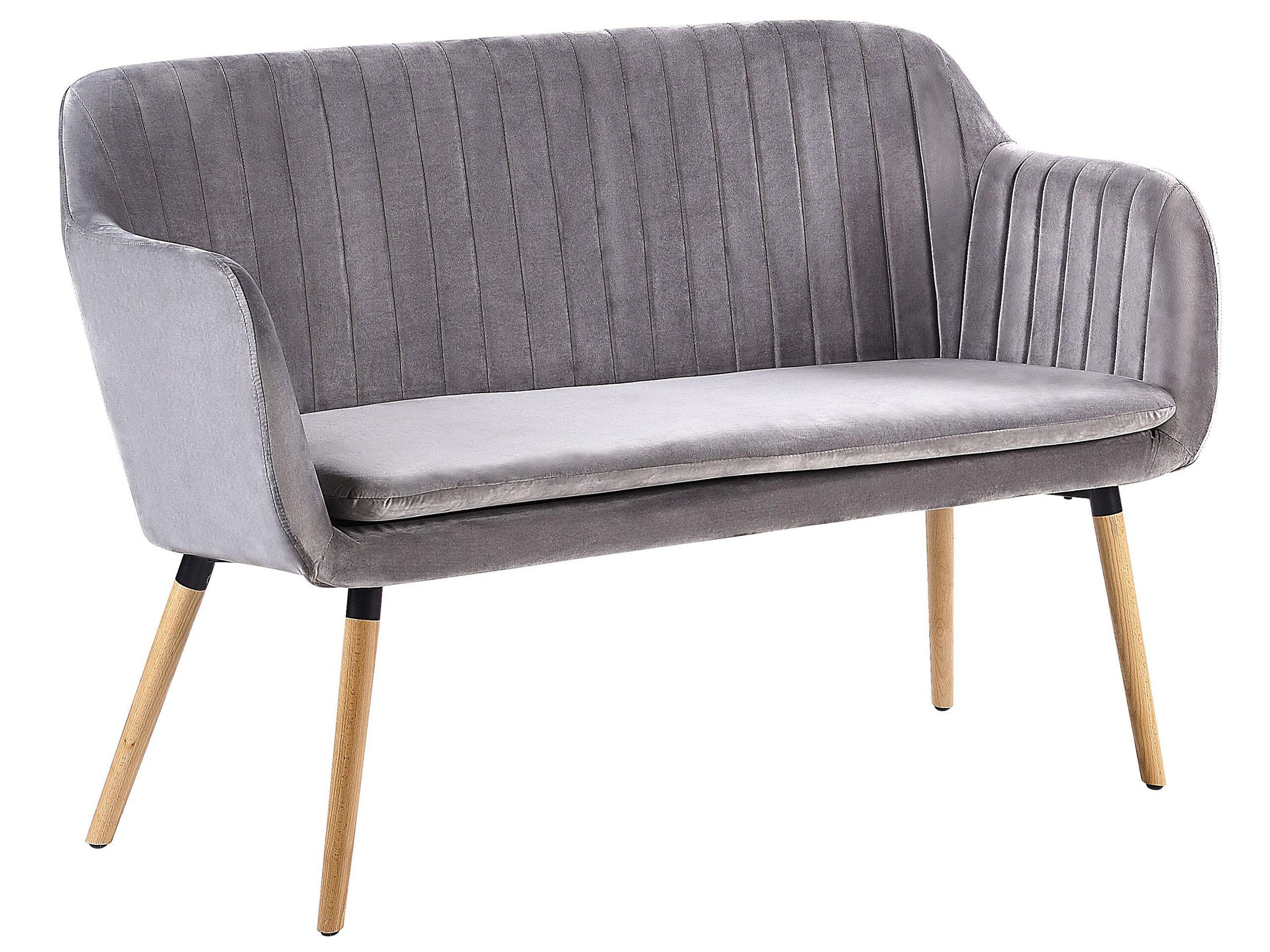 Beliani Küchensofa aus Samtstoff Modern TABY  